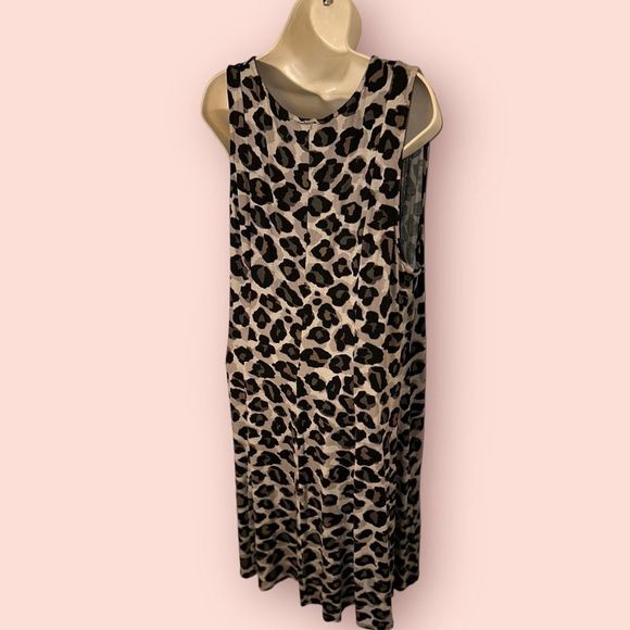 NWT Premise (XL) 🥳 2/$15 OR 3/$20 🥳 Brand New Neutral Cheetah Print Dress - Picture 5 of 6